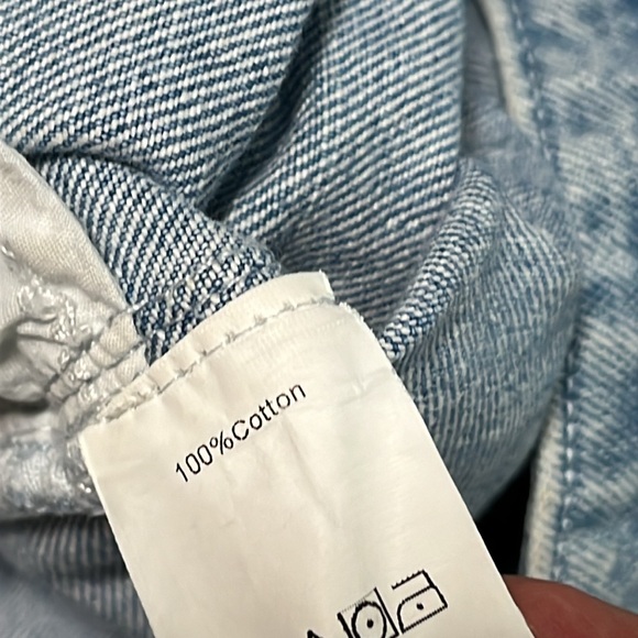 Princess Polly Distressed Wide Jeans Size 6 High Rise Baggy Grunge Skater Street - Picture 5 of 9